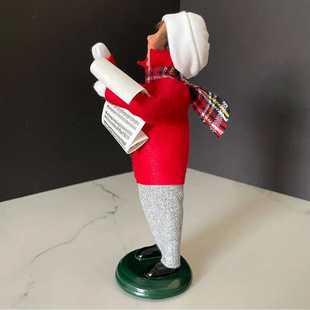 Child Caroler with Sheet Music by Byer's Choice